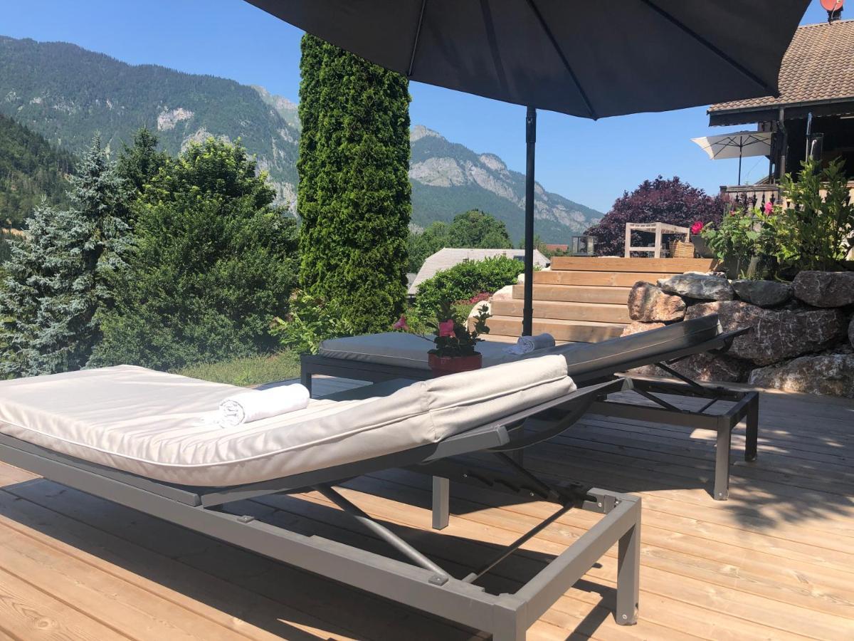 L'Ours Blanc Lodge Le Biot Eksteriør bilde