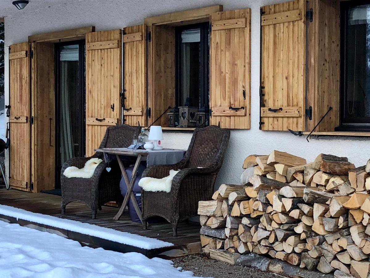 L'Ours Blanc Lodge Le Biot Eksteriør bilde