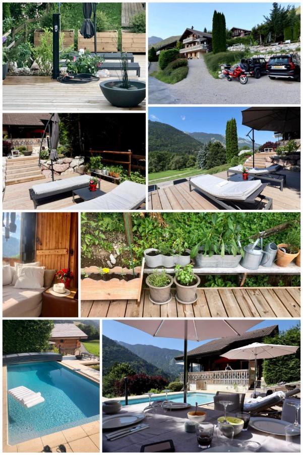 L'Ours Blanc Lodge Le Biot Eksteriør bilde