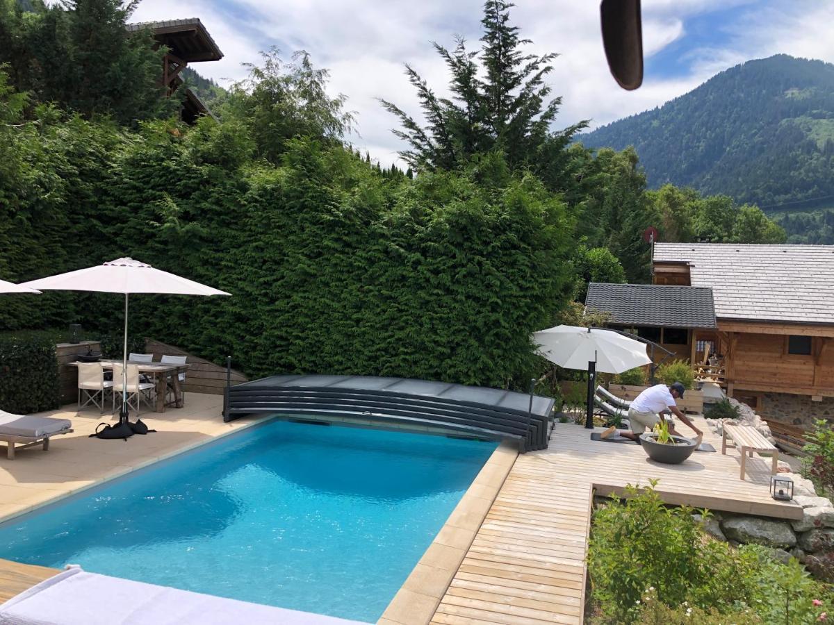 L'Ours Blanc Lodge Le Biot Eksteriør bilde