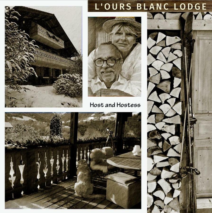 L'Ours Blanc Lodge Le Biot Eksteriør bilde