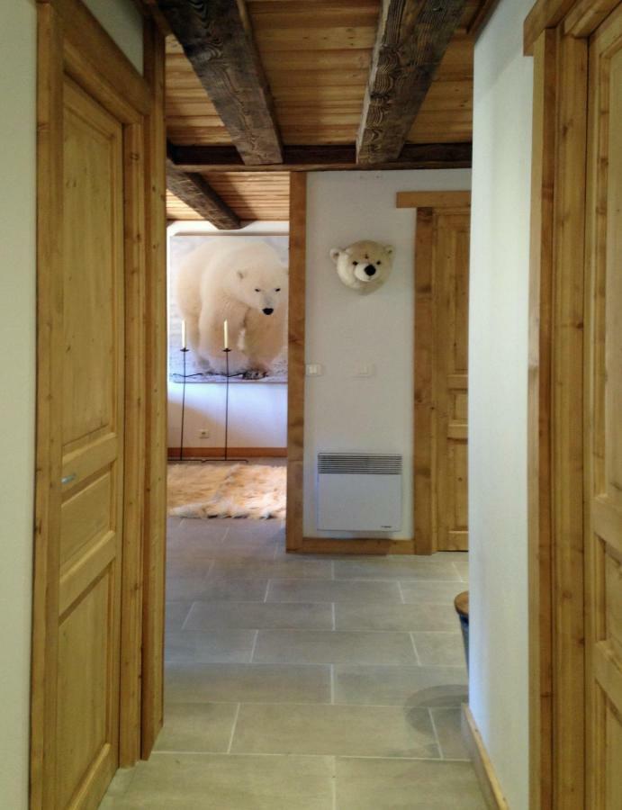 L'Ours Blanc Lodge Le Biot Eksteriør bilde