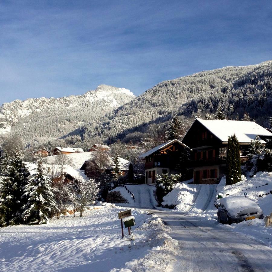 L'Ours Blanc Lodge Le Biot Eksteriør bilde